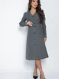 Платье Мирина (серое) П11324