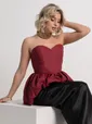 Корсет Эпатаж (вишневый) Б15216-53М