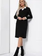 Платье Деловой стиль (черное) П12342-12