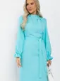Платье Яркий акцент (голубое) П12963-36М