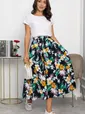 Юбка Льюис (цветы) Ю14022-10М