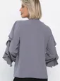 Блуза Дыхание осени (серая) Б14186-5М