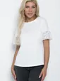 Блуза Натэлла (молочная) Б11134