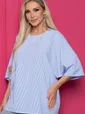 Блуза "Лола" (голубая) Б8859