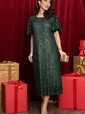 Платье праздничное Валерия (зеленое) П14450-39М
