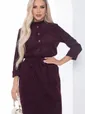 Платье Сафари (бордо) П0783