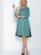 Платье Леди Элегант (зеленое) П12204-10