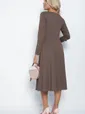 Платье Шоколад (коричневое) П11296