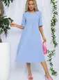 Платье Воздушный поцелуй (голубое) П13093-18М
