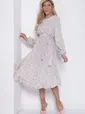 Платье Трепетная нежность (бело-розовое) П12455-8