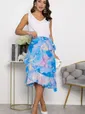 Юбка Морская волна (синяя) Ю14075-4М