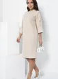 Платье Марьяна (светло-бежевое) П12806-4М