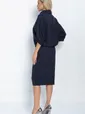 Платье Антония (темно-синее) П11490