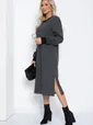 Платье Нирвана (графит) П12416-9