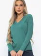 Джемпер трикотажный Бетси (зеленый) Б14870-50М