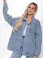 Жакет джинсовый Хлоя (серо-голубая) Б13369-4М