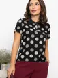 Поло Тренди (черное/круги) Б14092-10М