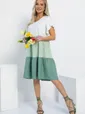 Платье Летний поцелуй (зеленое) П12822-12М