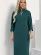 Платье Латрия (зеленое) П12857-18М