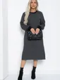 Платье Нирвана (графит) П12416-9