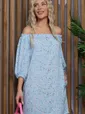 Платье Влюблена в лето (голубое) П13384-10М