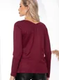 Джемпер "Адель" (винный) Б7812