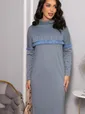Платье трикотажное Нарина (серое) П14513-10М