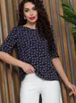 Блуза Джоан (синяя) Б13082-16М
