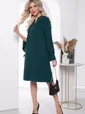 Платье "Элегантная особа" (изумруд) П7876
