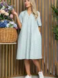 Платье Нежный бриз (мята) П13432-2М