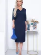 Платье Вэнди (темно-синее) П11420