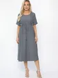 Платье Майя (серое) П13672-3М