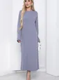 Платье макси (серое) П8576