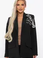 Жакет Цветочное безумие (черный) Б14798-7М