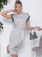 Платье Путь к мечте (серое) П10601