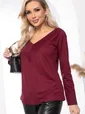 Джемпер "Адель" (винный) Б7812