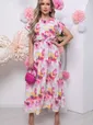 Платье "Кейтлин" (акварель/цветы) П5828