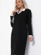 Платье Деловой стиль (черное) П12342-12