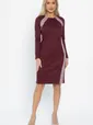 Платье трикотажное Елея (бордовое) П14589-10М