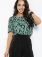Блуза Алита (зеленая) Б12378-25
