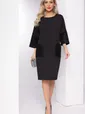 Платье "Кайла" (блэк) П8075