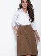 Юбка Севара (коричневая) Ю11139