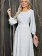 Платье Романтический вечер (серебро) П11971