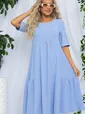 Платье Воздушный поцелуй (голубое) П13093-18М