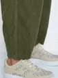 Брюки бохо широкие (хаки) Б10844