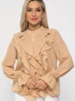 Блуза Розалинда (бежевая) Б13687-5М