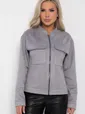 Бомбер Александра (серый) Б12698-2