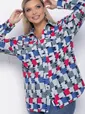 Блуза Габи (мультиколор) Б10869