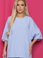 Блуза "Лола" (голубая) Б8859