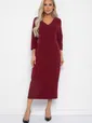 Платье Фабела (бордовое) П11652